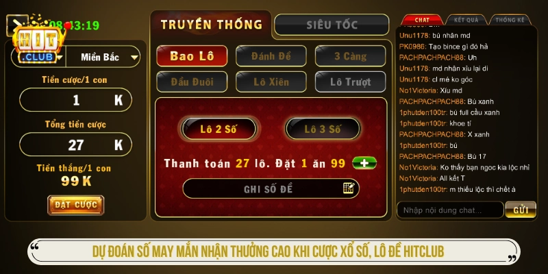Hit Club - Link Tải Hitclub Mới Nhất Trên IOS/APK Chính Thức Dự đoán số may mắn nhận thưởng cao khi cược xổ số, lô đề HITCLUB