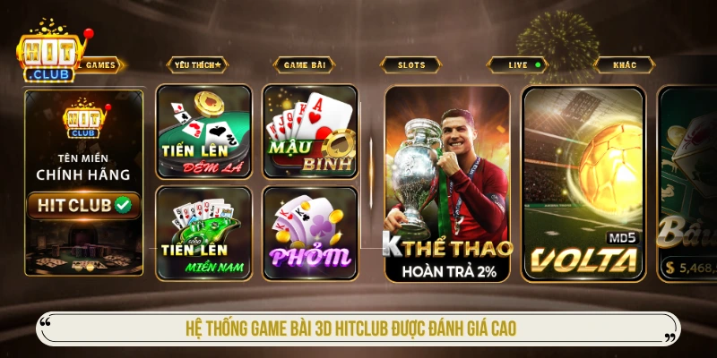 Hit Club - Link Tải Hitclub Mới Nhất Trên IOS/APK Chính Thức Hệ thống game bài 3D HITCLUB được đánh giá cao